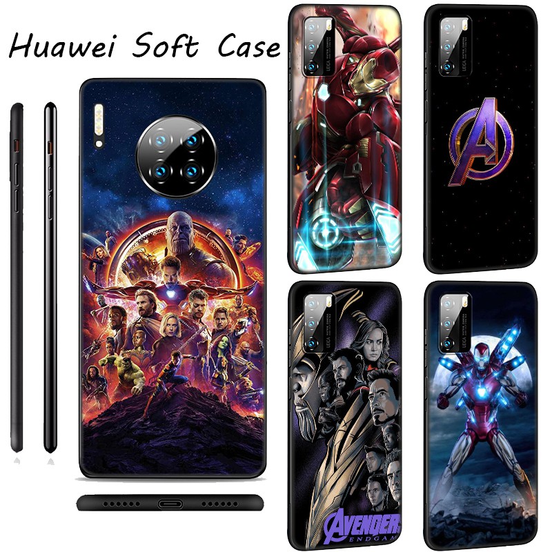 Ốp điện thoại mềm Avengers Marvel cho Huawei P20 P10 P9 P8 Lite Mini Pro 2017 2016 2015 P20Pro P10Lite P8Lite LU137