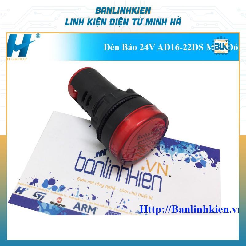 Đèn Báo 24V AD16-22DS Màu Đỏ