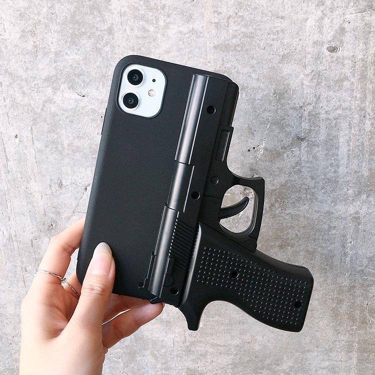 Hộp đựng điện thoại di động loại súng lục đồ chơi vui nhộn trí thun ngắn tay | BigBuy360 - bigbuy360.vn