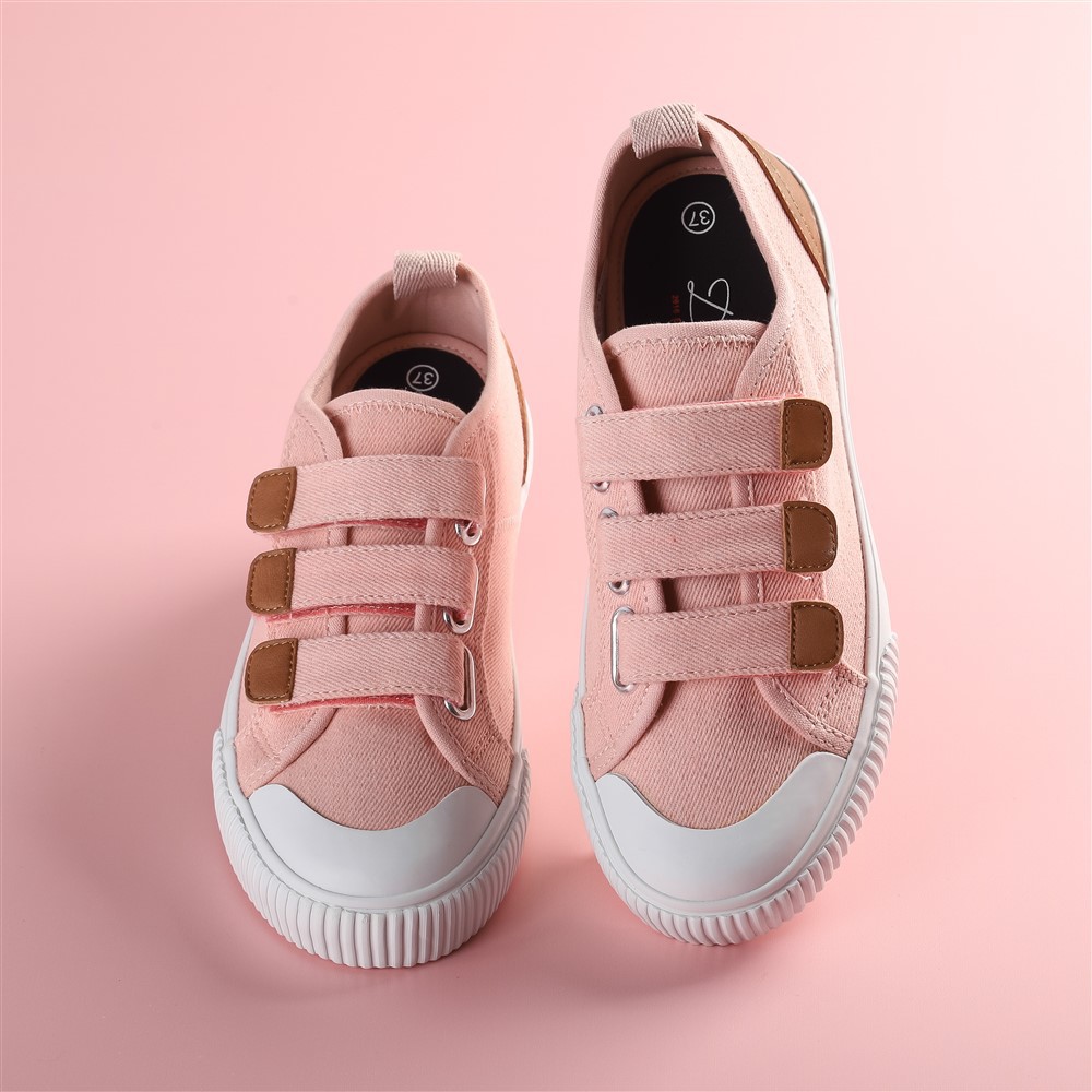 Giày Sneaker Chính Hãng Dincox/Coxshoes Dán Quai GE01 Pink