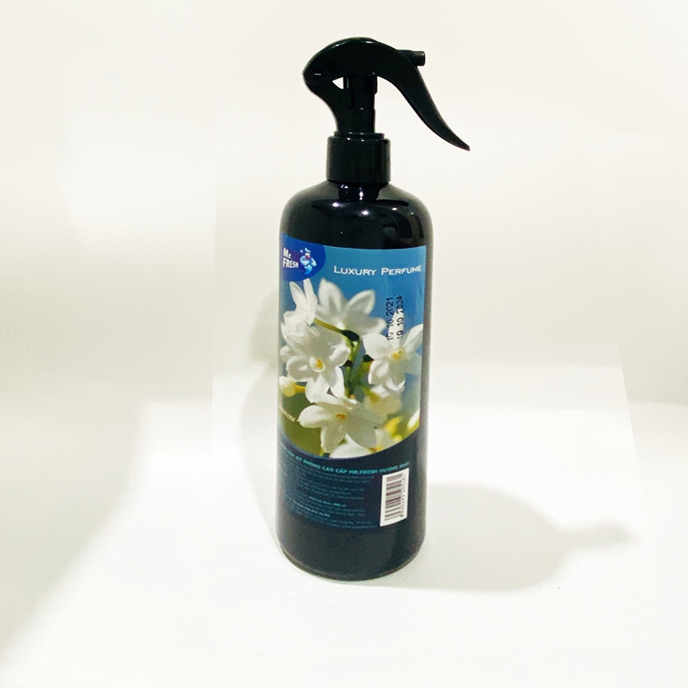 Combo 2 Chai x 500ml Xịt phòng cao cấp Mr Fresh Hàn Quốc - Hương Nhài, Cà phê, Quế, Xả (Date mới 36 tháng)