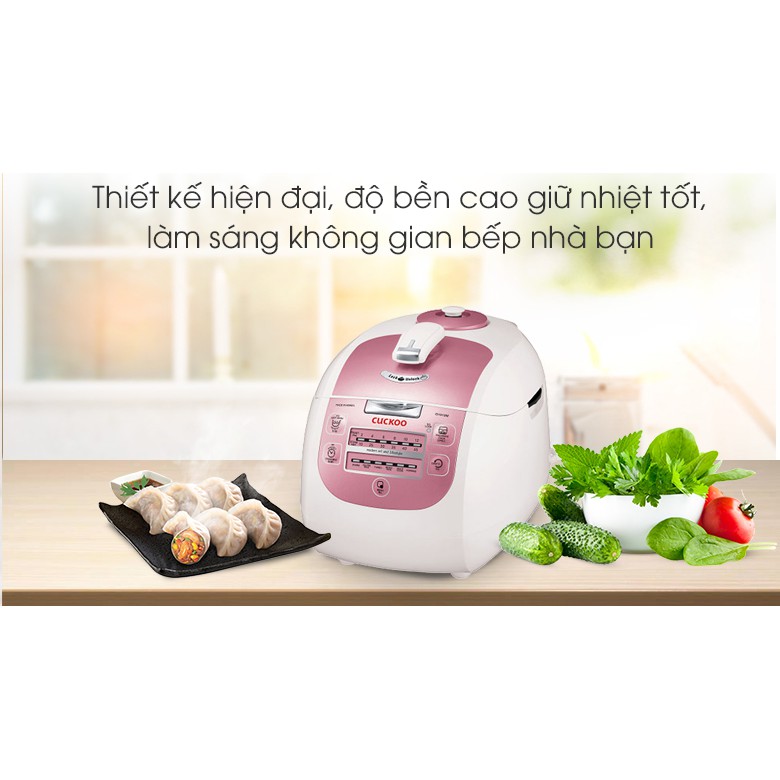 Nồi cơm điện tử Cuckoo 1.8 lít CRP-G1015M - Hàng Chính Hãng