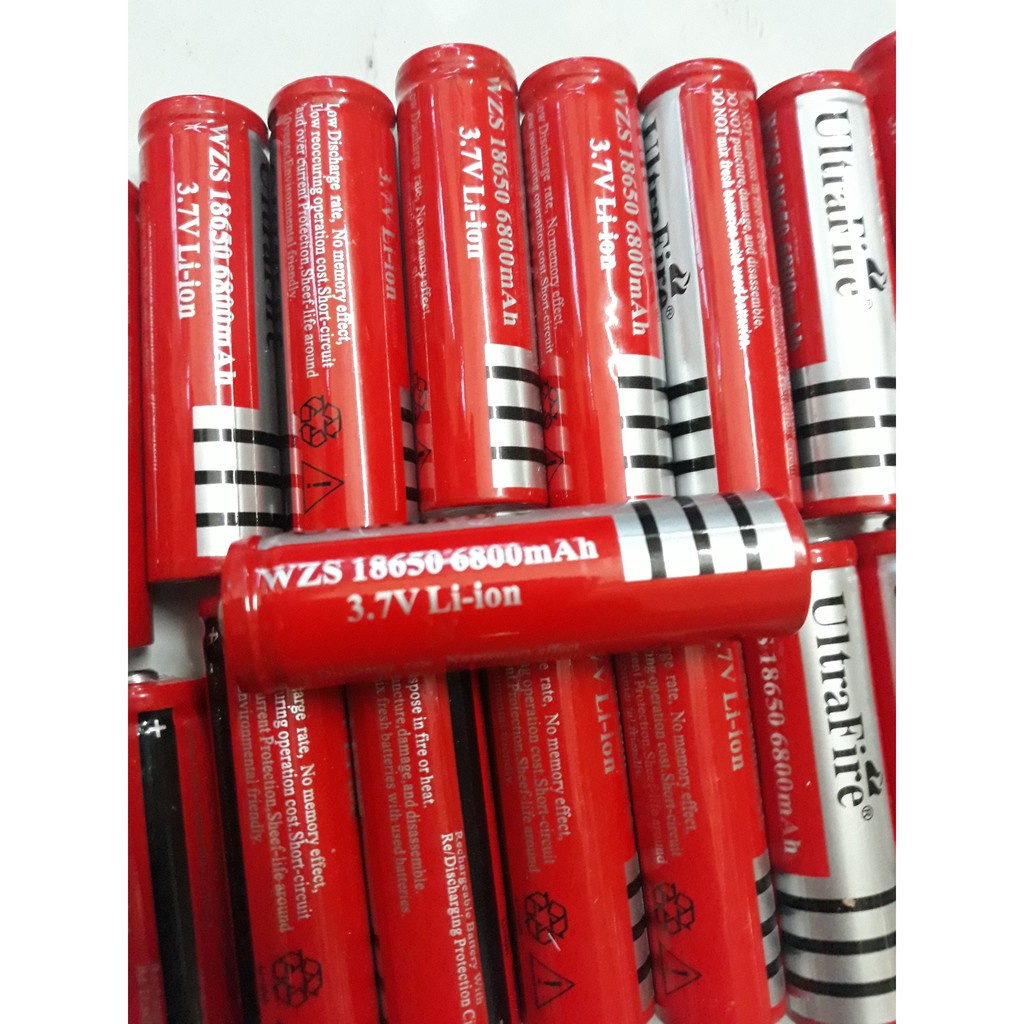 [6800 mAh] Pin sạc 18650 ULTRAFIRE 3.7v Dung Lượng Cao Và Có Thể Sạc