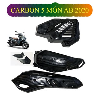 COMBO ỐP CARBON 6 MÓN, 5 MÓN CHO AB 2020 (HÀNG ĐẸP NHƯ HÌNH ĐẠI DIỆN)