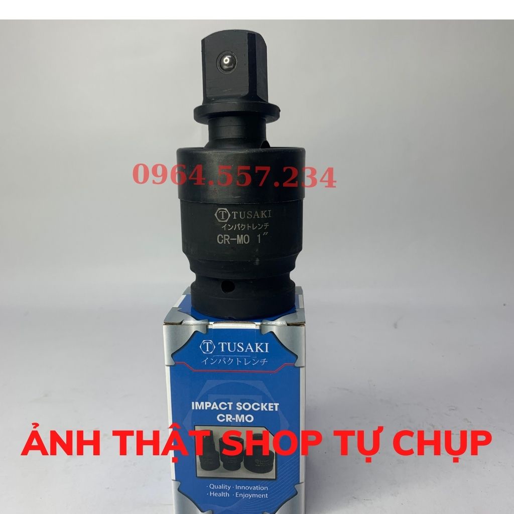 Đầu nối lắc léo, Đầu khẩu lắt léo 1/2"-3/4"-1" Cao Cấp TUSAKI-JAPAN