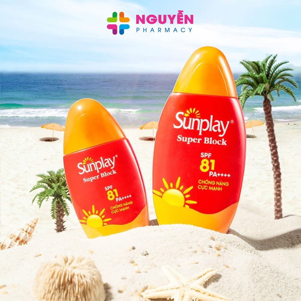 Sữa chống nắng Sunplay cực mạnh Sunplay Super Block SPF 81, PA++++ 30g