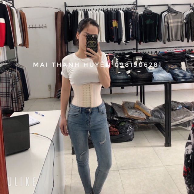 Latex giảm eo 25 xương dài 30cm
