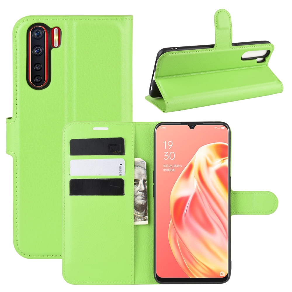 Bao da nắp lật có ngăn đựng thẻ sang trọng cho OPPO A91 A31 F15 A8 | BigBuy360 - bigbuy360.vn
