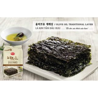 Lốc 2 gói lá kim tẩm dầu oliu 4.5g