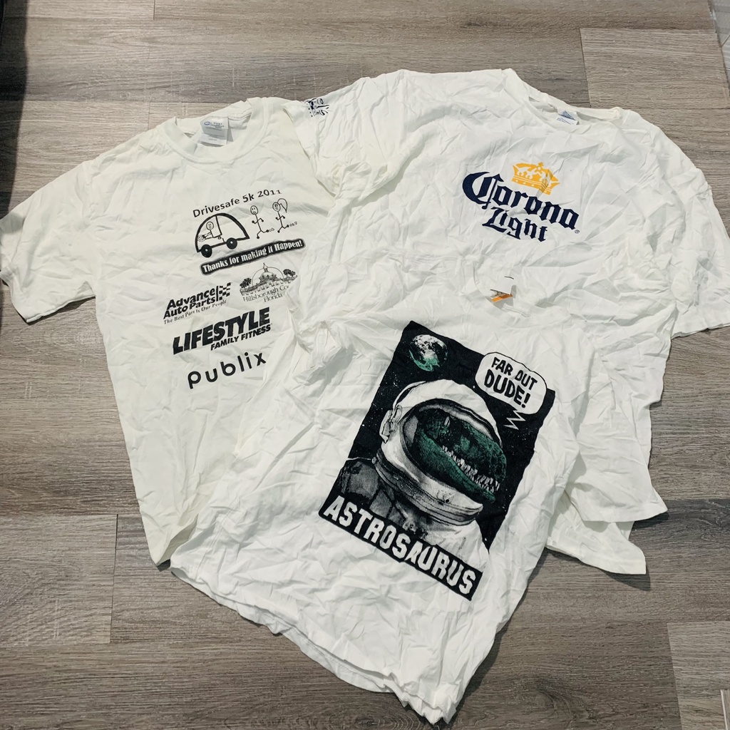 Áo thun mỹ 2hand , áo phông trắng loại 1 độ mới trên 93% .