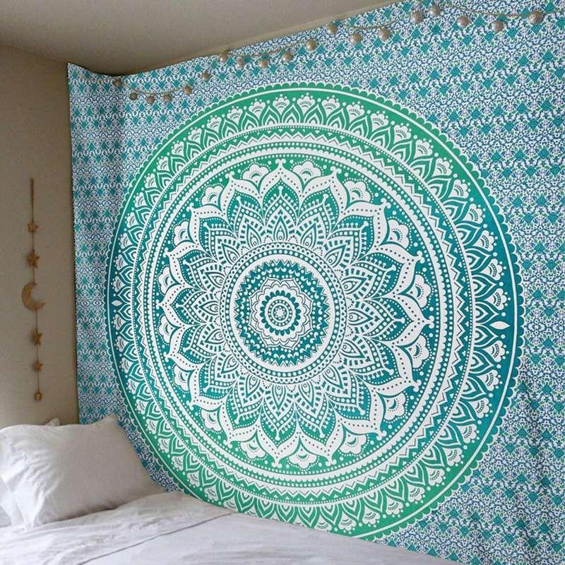 Thảm Đi Biển/Dã Ngoại Họa Tiết Mandala 2 Kích Cỡ