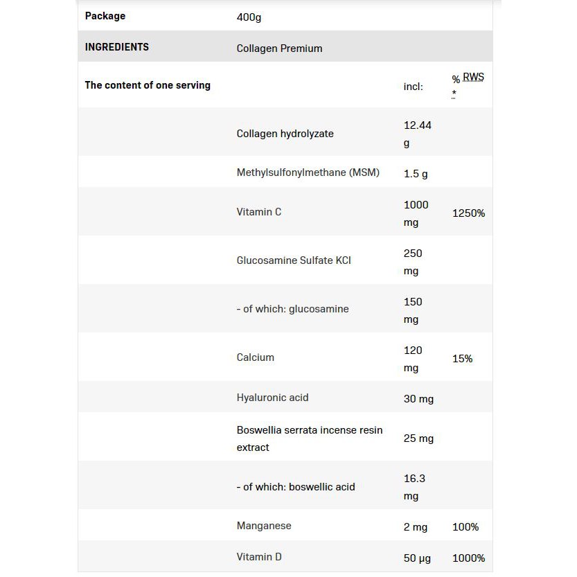 SFD Collagen Premium 400g
