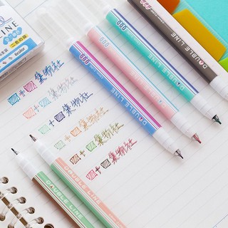 Bút/Viết nước 2 ngòi màu Morandi trang trí sổ, viết calligraphy, bullet journal, planner