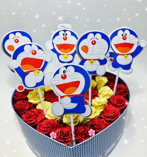 Tem cắm bánh cupcake