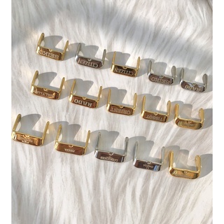 (THEO SIZE KHÓA)Khoá đồng hồ nam nữ có logo Orient - Seiko - Citizen - Rado - Tissot - Omega - Longines inox không gỉ