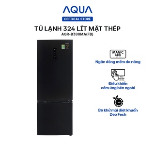 Freeship toàn quốc - tủ lạnh ngăn đông dưới aqua 324 lít aqr-b388ma