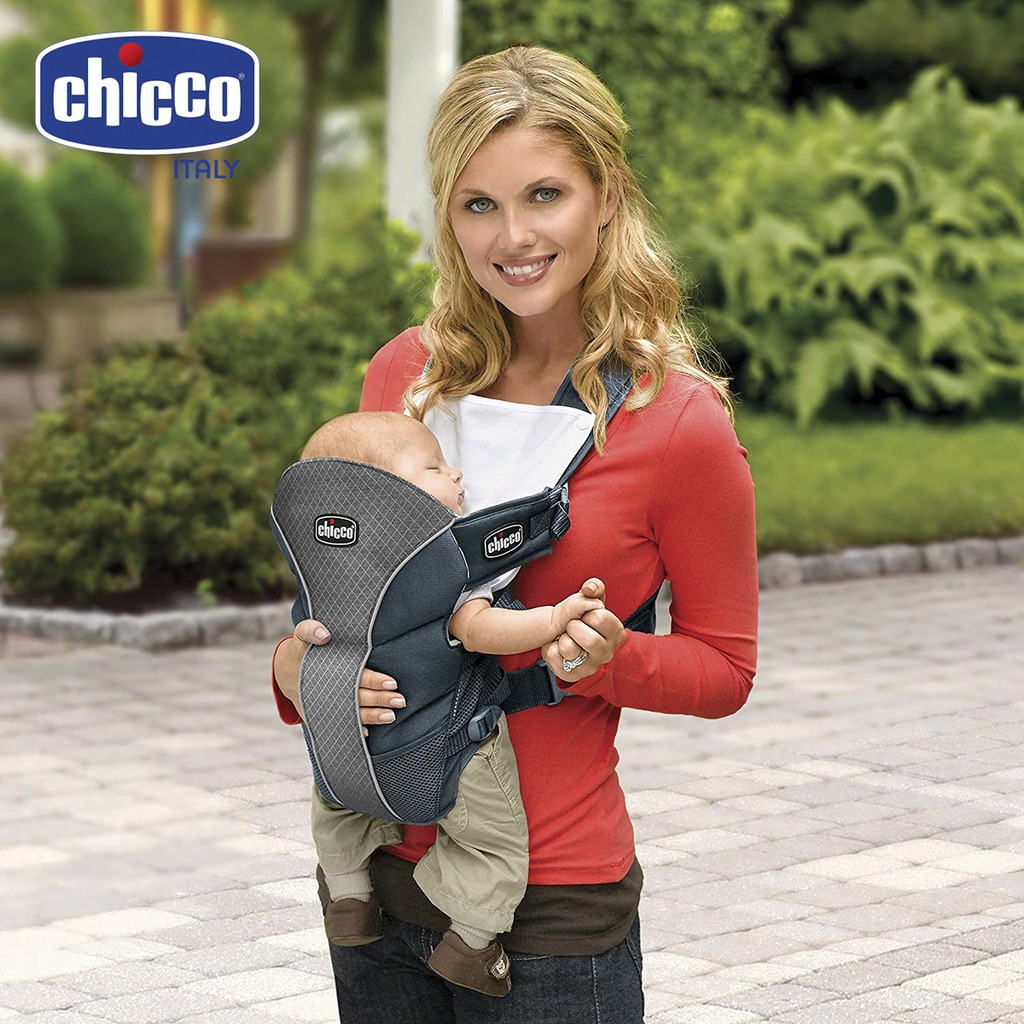 Địu Chicco Ultrasoft ghi trám / ghi silver / ghi bạc