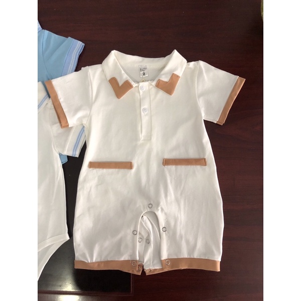 Body cho bé trai, body chip hè siêu xinh 1 màu cho bé, bodysui hè bé trai 4-13kg