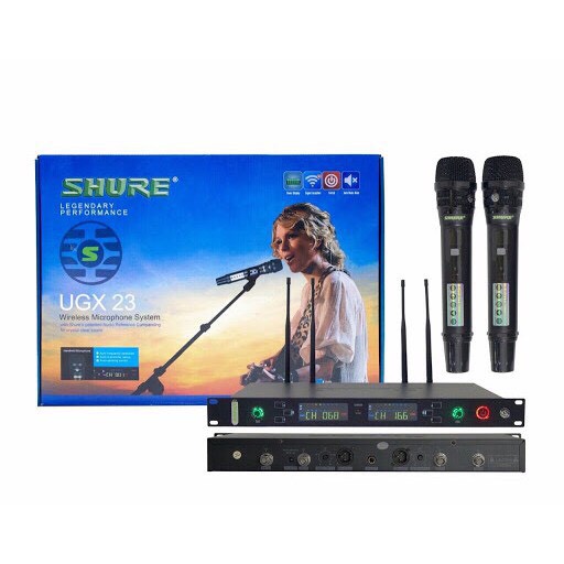 [Giá Sỉ--] Micro karaoke không dây UGX23 phiên bản 2020 hàng chuẩn 4 râu- hát karaoke - chất lượng âm thanh chân thực