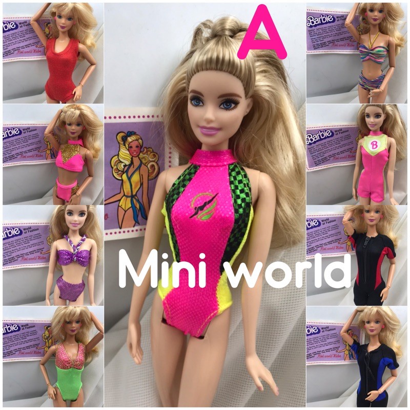 Bikini cho búp bê barbie. Áo tắm búp bê