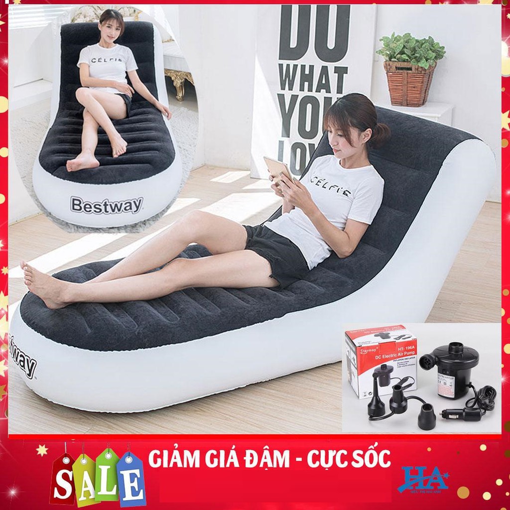 Ghế đệm hơi Bestway cao cấp, đệm hơi tựa lưng cao cấp, ghế hơi êm ái
