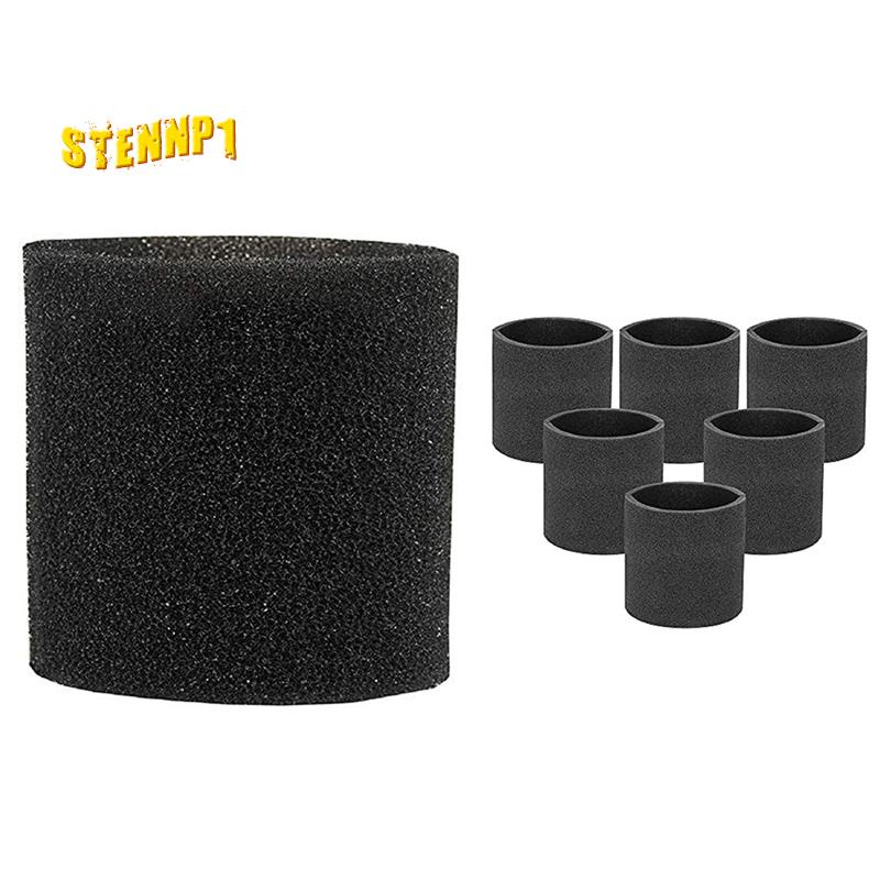 6 Pack 90585 Foam Sleeve VF2001 Foam Filter for Shop-Vac Vacmaster & Genie Shop Wet Dry Vacuum Cleaner