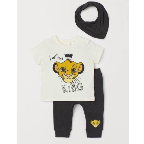Set bộ cotton 3 chi tiết cho bé
