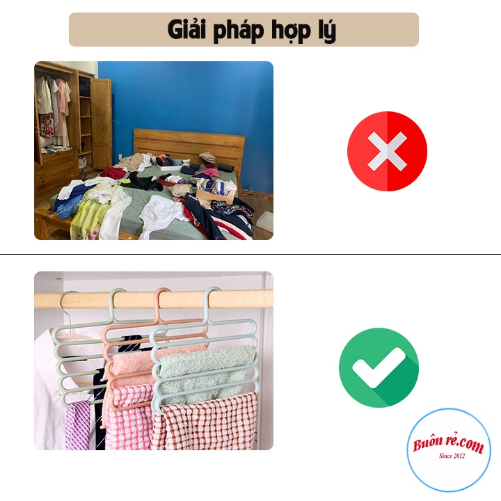 Móc Nhựa Treo 5 Tầng Thông Minh Chất Liệu Nhựa Bền Chắc - br00651