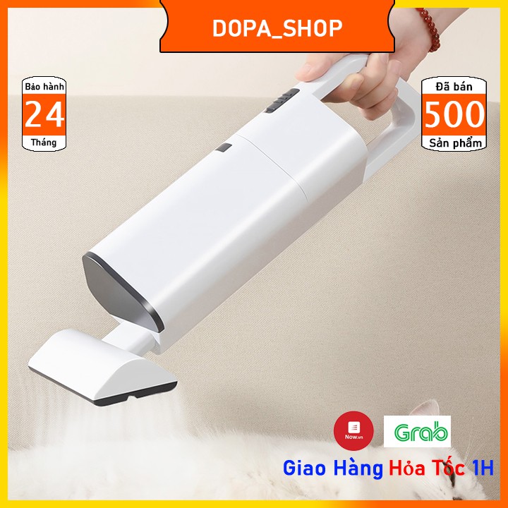 Máy hút bụi giường đệm không dây AIKESI công suất 120W lực hút mạnh mẽ - Dopa