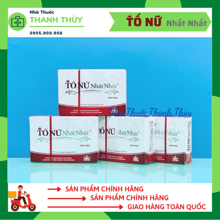 🅳🅰🆃🅴 𝟮𝟬𝟮𝟰 TỐ NỮ NHẤT NHẤT [Hộp 30 Viên] Hỗ Trợ Cơ Thể Sản Sinh Estrogen, Hạn Chế Các Triệu Chứng Tiền Mãn Kinh