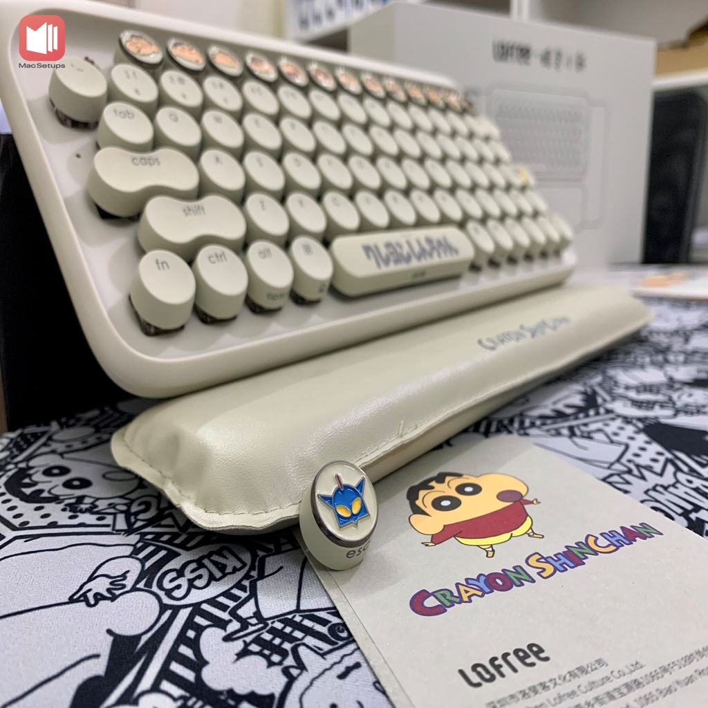 Bàn phím cơ Bluetooth Lofree phiên bản Shin cậu bé bút chì