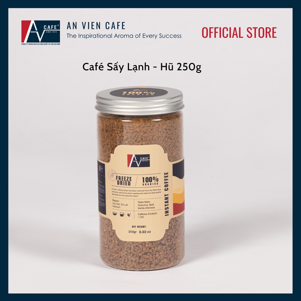 Cà phê hòa tan sấy lạnh An Viên - An Viên Freeze Dried Instant Coffee thơm ngon tiện lợi