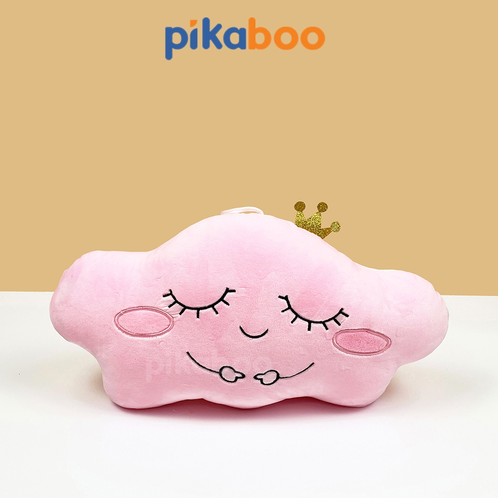 Gấu bông đám mây biểu cảm cute size 40cm cao cấp Pikaboo mềm mịn dễ thương