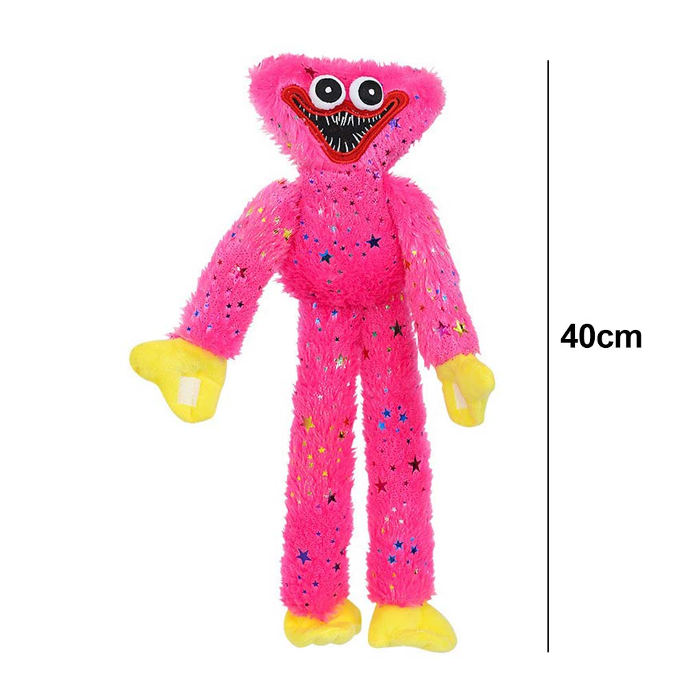 40cm Poppy Playtime Sparkling Stars Poppy Plush Toy Huggy Wuggy Bronzing Rainbow Poppy Game Character Plushie Gifts For Kids And Fan