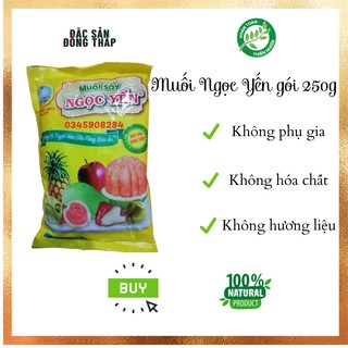 Muối sấy Ngọc Yến, muối tôm với ớt chỉ thiên đặc sản Đồng Tháp gói 250g