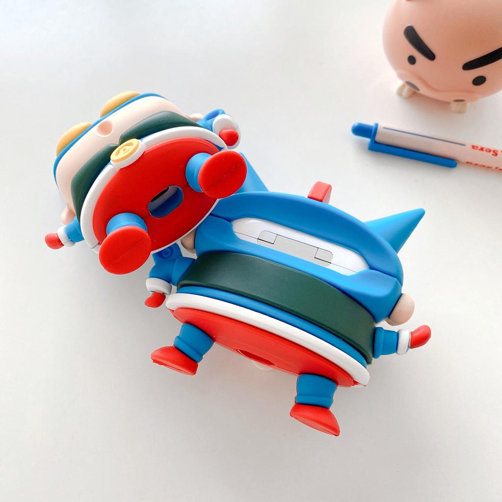 Vỏ Bảo Vệ Hộp Sạc Tai Nghe airpods Pro 1 / 2 / 3 Bằng Silicon Họa Tiết Hoạt Hình superman Dễ Thương