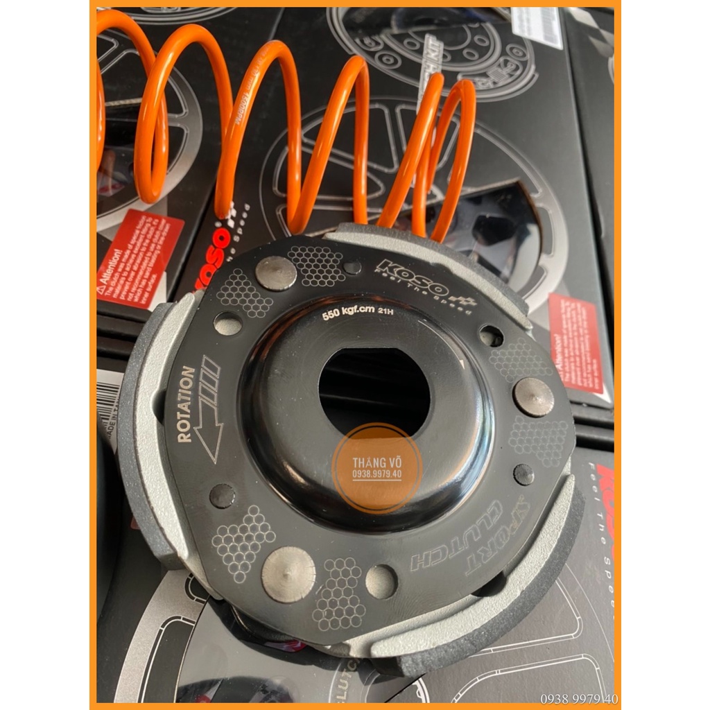 Nồi Koso, Nồi Koso Vario 125/150/160 Made in Taiwan phụ kiện đồ chơi Vario Airblade NVX ADV Click Lead SHVN PCX SHmode