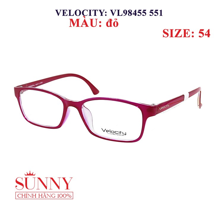 VL98455 - gọng kính Velocity chính hãng, bảo hành toàn quốc