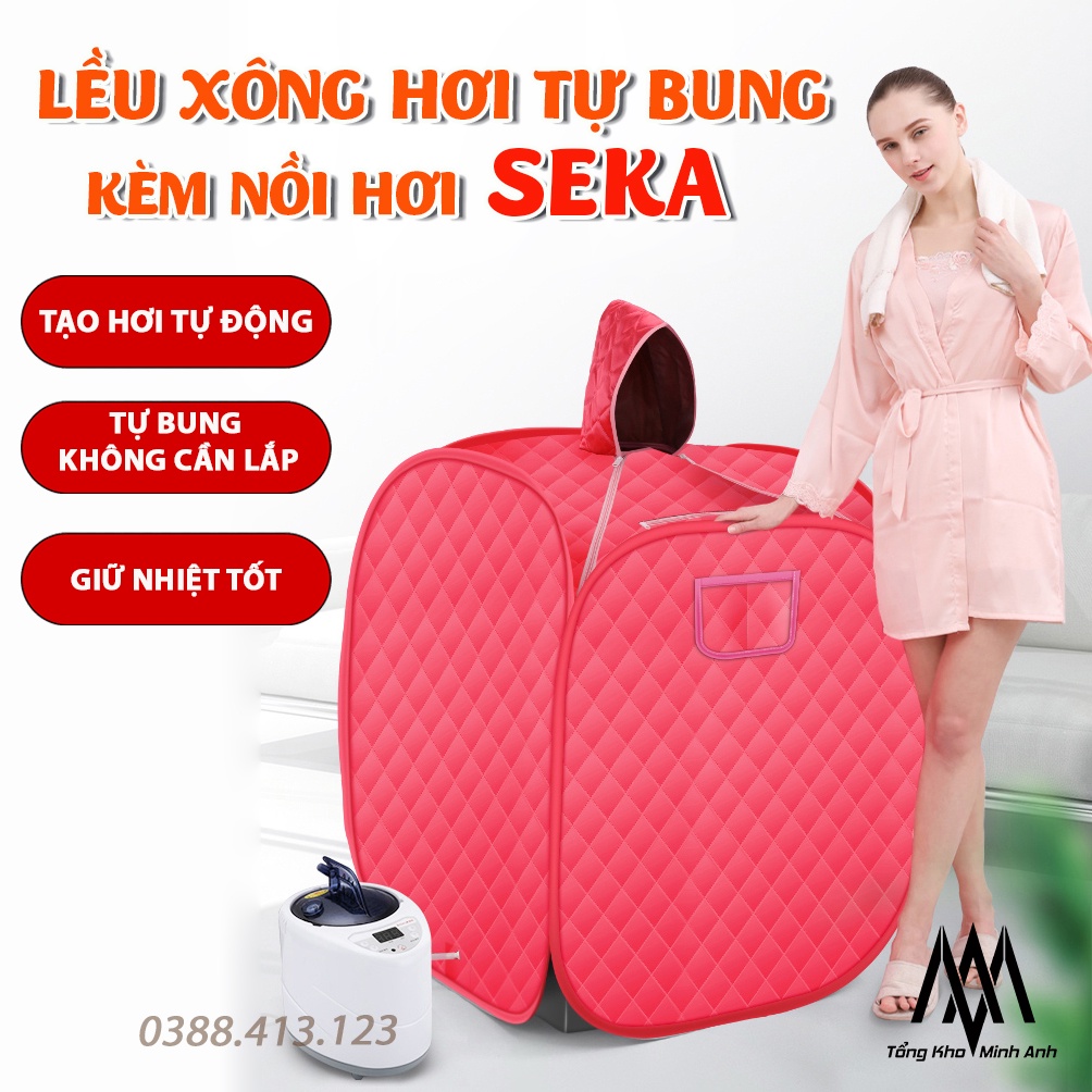 Lều xông hơi tại nhà SEKA - Nồi xông hơi cao cấp - Công nghệ Nhật Bản - Chất liệu vải dù 3 lớp