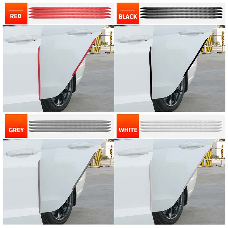 Set 4 dải dán viền cửa và gương chiếu hậu BLALION bảo vệ chống trầy xước tiện lợi dành cho xe hơi