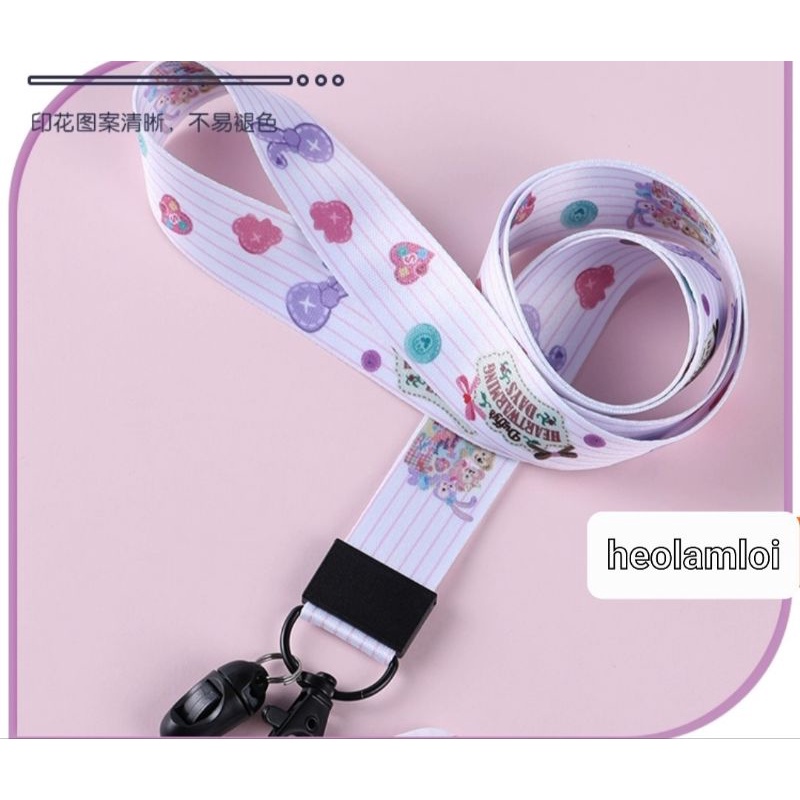 Dây đeo thẻ, điện thoại bằng lụa kèm hộp nhựa đựng thẻ chống nước