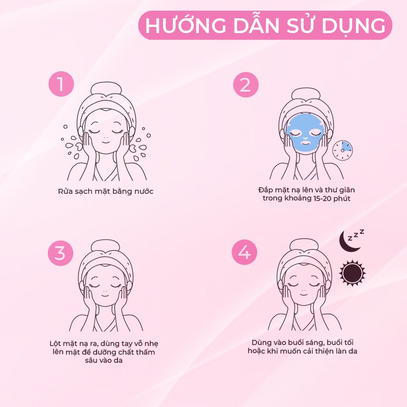 Mặt nạ giấy dưỡng trắng da Hàn Quốc Essence Mask Pack WHISIS  dưỡng chuyên sâu giúp cấp ẩm phục hồi dưỡng trắng 25ml