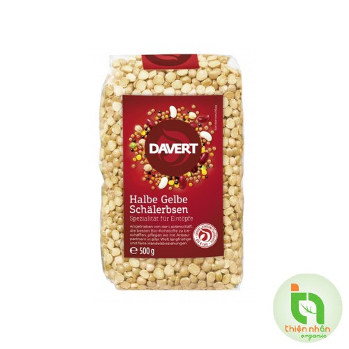 Đậu hà lan vàng tách đôi hữu cơ Davert 500g