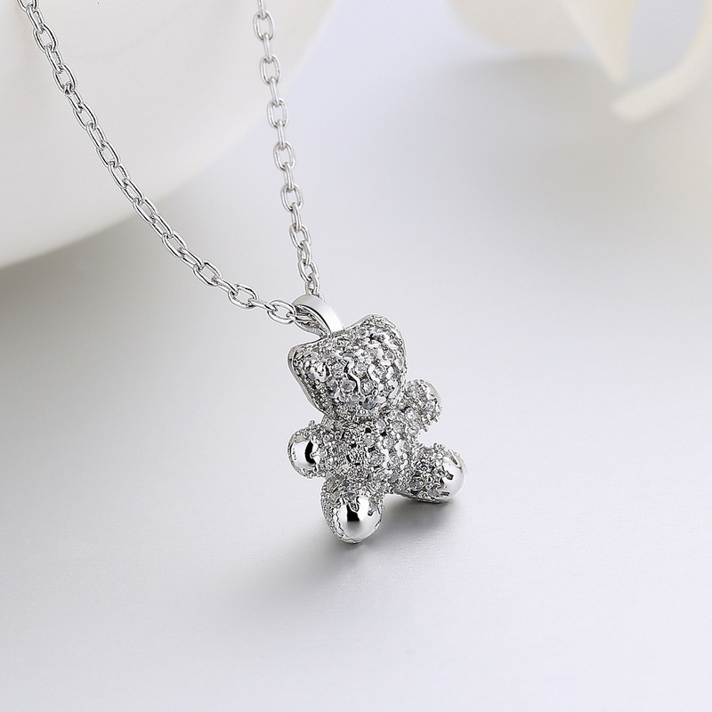 Vòng cổ nữ hàn quốc dễ thương thời trang gấu vòng cổ