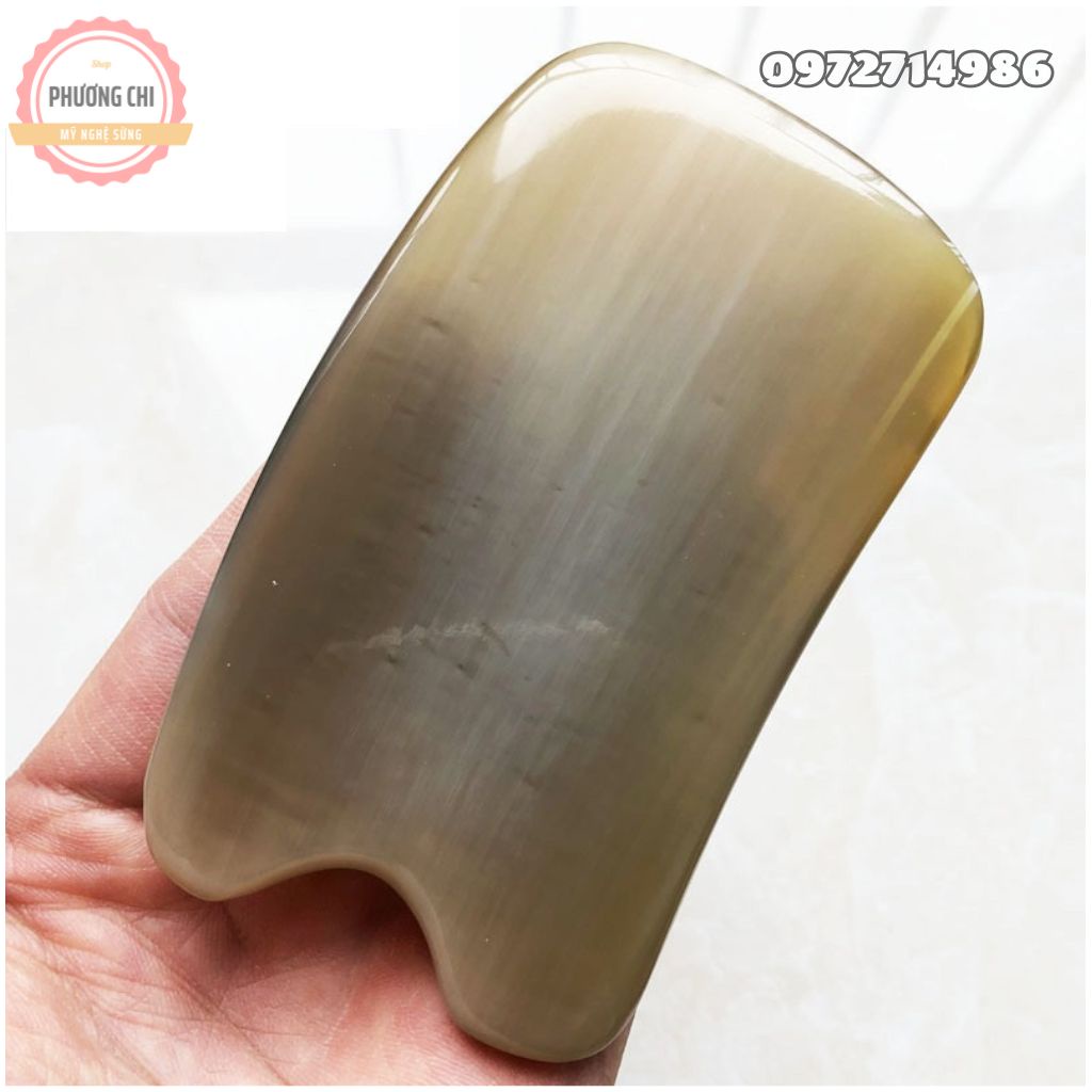 Miếng cạo gió sừng đánh gió, Giải cảm, chăm sóc da toàn thân giúp lưu thông khí huyết | Mỹ nghệ phương chi