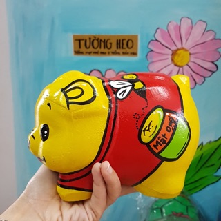 Heo đất handmade - gấu pooh