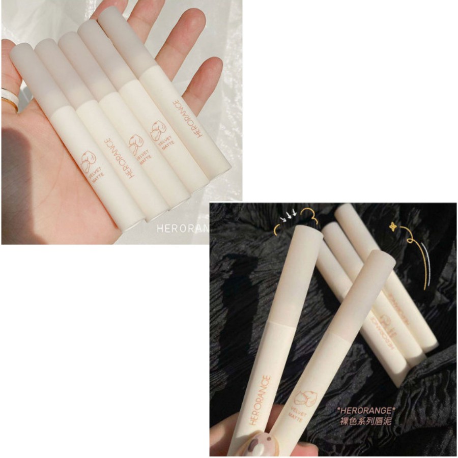 Son kem lì nội địa Trung HERORANGE lâu trôi và không khô môi KST02- KIMBEAUTY