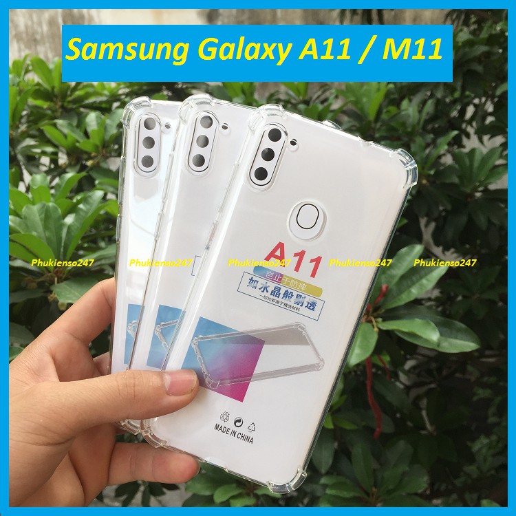 Ốp lưng Samsung Galaxy A11 / M11 chống sốc full 4 góc bảo vệ điện thoại tuyệt đối (Loại 1)