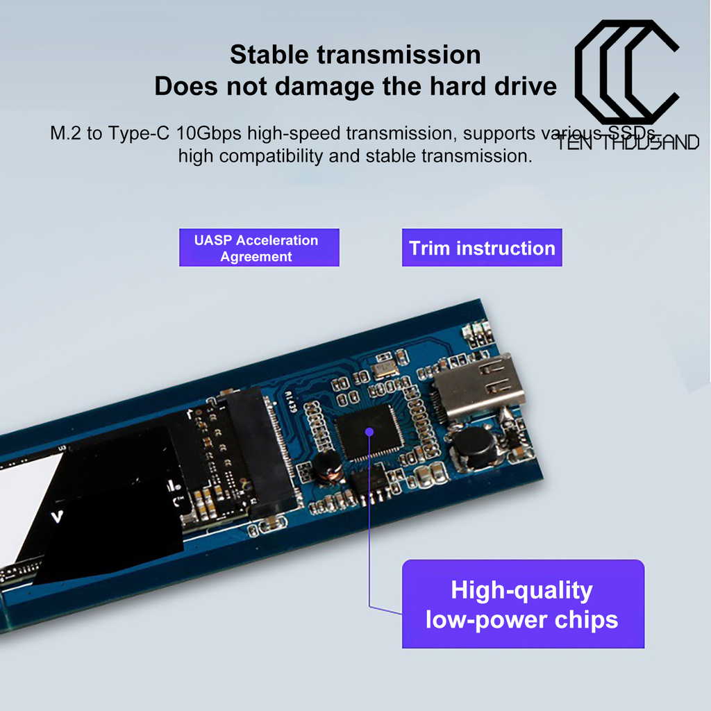 Hộp Đựng Ổ Cứng Chuyển Đổi Usb 3.1 Sang M2 Nvme Pcle Ssd