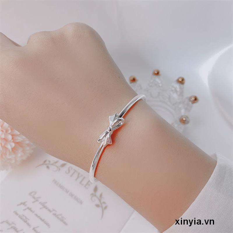 🌺Vòng Tay Đính Nơ Cảm Giác Nhẹ Cao Cấp Thiết Kế Sang Trọng Thời Trang Cho Nữ